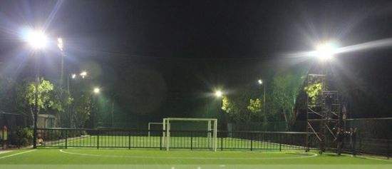 组合型足球场高杆灯灯光照明设计方案
